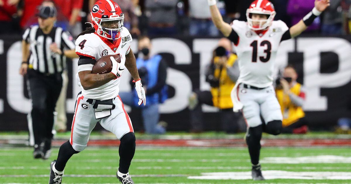 Georgia RB James Cook selected in second round of 2022 NFL draft