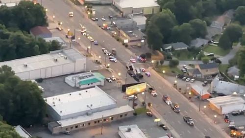 Authorities shut down the northbound lanes of Buford Highway in Doraville while they investigated a hit-and-run that killed a construction worker.