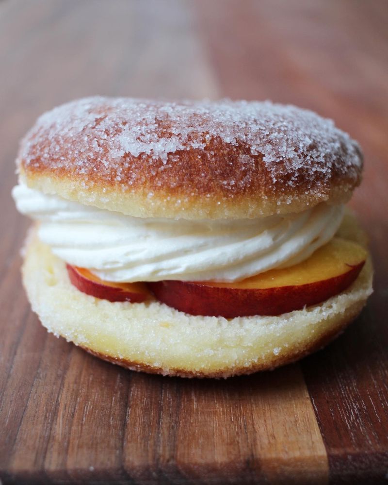 A brioche doughnut. (Courtesy of Finkles Bake Shop)