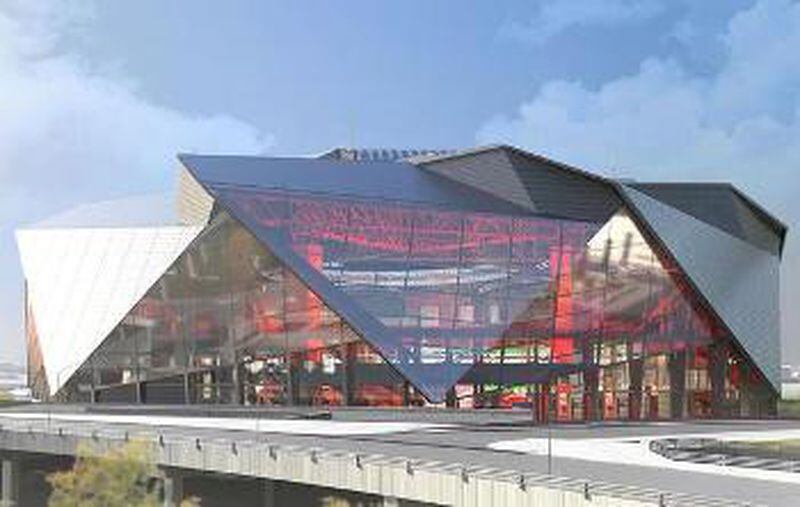 Final budget for Atlanta Falcons Stadium $1.4 billion