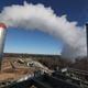 Steam vents from the top of a biomass plant in Carnesville, Georgia, on Thursday, Jan. 28, 2021. Curtis Compton / Curtis.Compton@ajc.com”