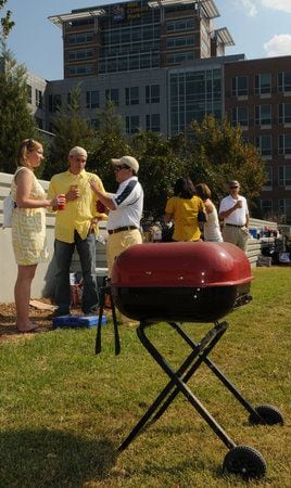 Tailgating in Black and Gold