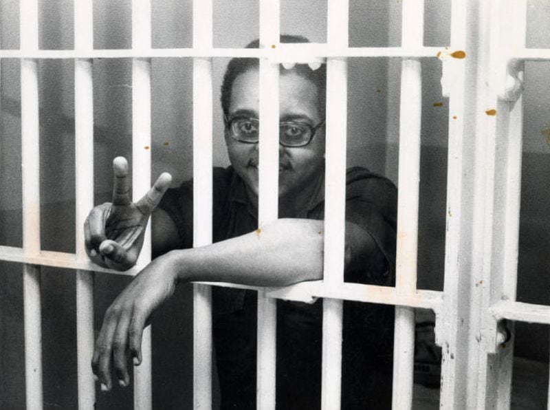 Marcus Wayne Chenault, shown here in 1976, claimed on several occasions to be ordered by God to kill the people the Ebenezer Baptist Church in 1974, including Alberta King. He even made the claim during his appeals, telling the court, "I don't think I'll ever be executed. I am God-sent."  (Minla Linn/AJC Archive at GSU Library AJCP370-173d)