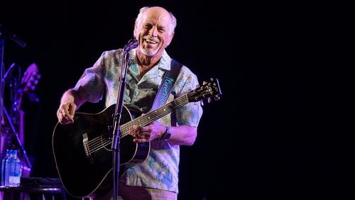 Jimmy Buffett performs at Old School Square in Delray Beach, Florida, on May 13, 2021. He had Merkel cell carcinoma, a stealthy cancer of the skin. (Michael Laughlin/South Florida Sun Sentinel/TNS)