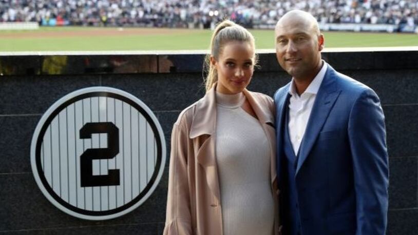 Derek Jeter is Supported by Wife Hannah Jeter & Daughters Bella