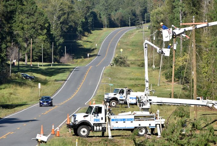 PHOTOS: Georgia deals with Hurricane Michael aftermath