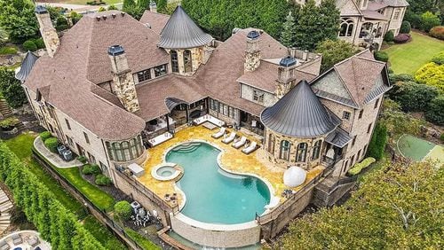 The home owned by Kim Zolciak and Kroy Biermann is now for sale for $6 million. It's in Milton right on the border of Alpharetta. SOTHEBYS