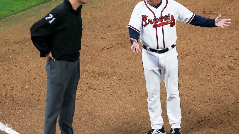 Brian Snitker ejected for second time in three games