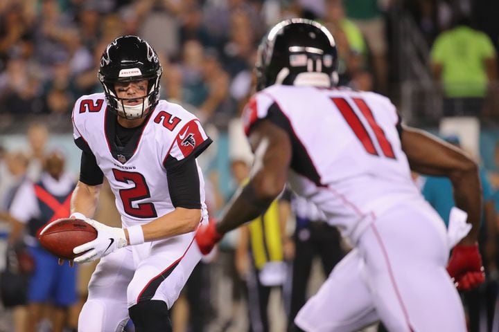 Photos: Falcons open season against Eagles