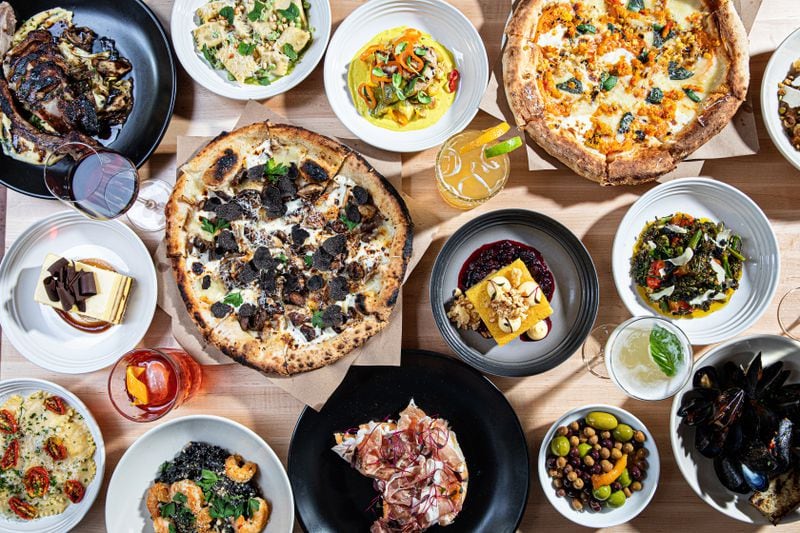 The emphasis at Indaco is on house-made pastas and wood-fired pizzas. Courtesy of Indaco