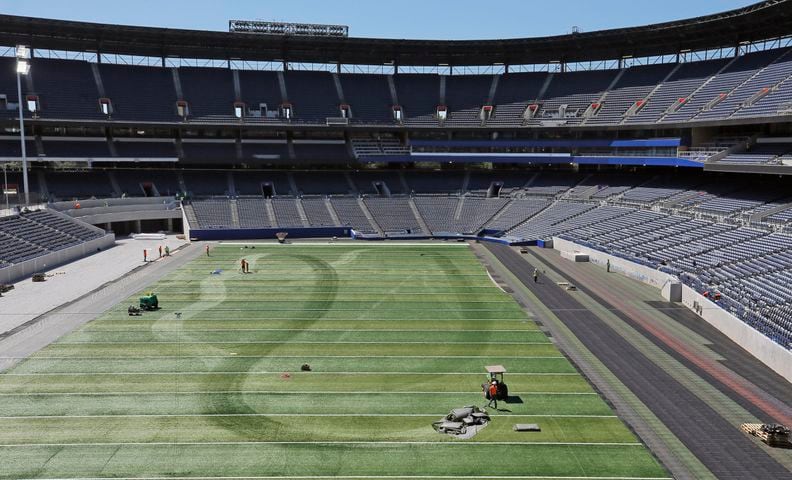 Photos: Turning Turner Field into Georgia State Stadium