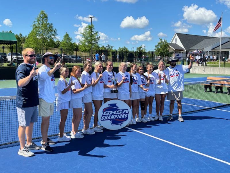 The Brantley County girls won the Class 2A  championship on March 11, 2024 at the Rome Tennis Center at Berry College.