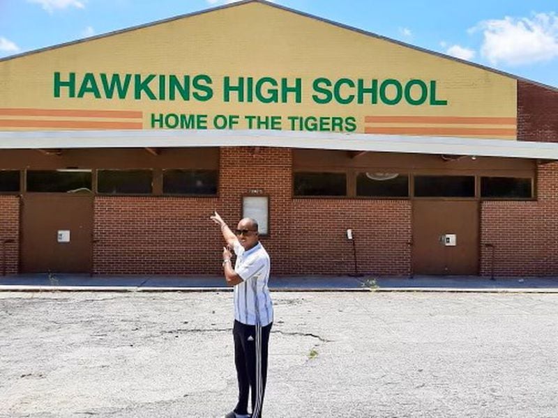 Stockbridge City Councilman Elton Alexander wants to preserve the bricks that spell out "Hawkins High School," the fictional home of students from Netflix's  "Stranger Things" series. Henry County's Patrick Henry High School in Stockbridge stood in as the home of Hawkins High.