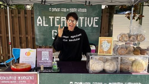 Hannah Hildebrandt is the founder of Atlanta pop-up Alternative Grains, which  offers gluten-free and vegan bread and other baked goods. / Courtesy of Alternative Grains