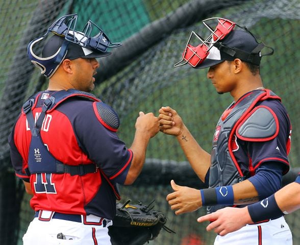 Catching prospect Christian Bethancourt 57 Atlanta Braves baseball Stock  Photo - Alamy