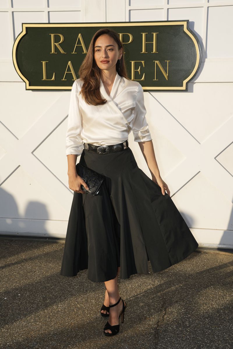 Jun Hasegawa attends the Ralph Lauren Spring/Summer 2025 fashion show as part of New York Fashion Week on Thursday, Sept. 5, 2024, at Khalily Stables in Bridgehampton, N.Y. (Photo by Charles Sykes/Invision/AP)