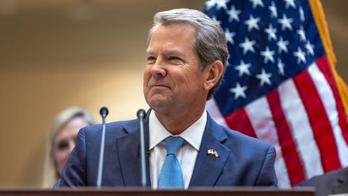 Gov. Brian Kemp is concerned that Republicans aren’t doing enough ahead of the November election.