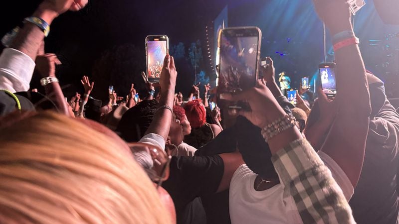 Fans flocked to see Janet Jackson perform at ONE Musicfest in Atlanta on Saturday night, Oct. 28, 2023. (Leon Stafford/AJC)