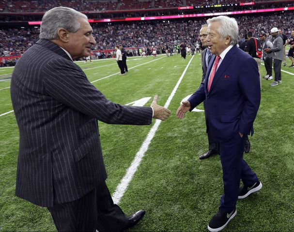 Photos: Arthur Blank and wife at Super Bowl