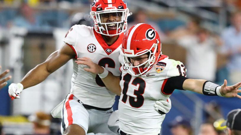 Stetson Bennett Go-Ahead Touchdown Pass to Adonai Mitchell