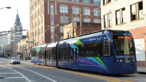 The Atlanta Streetcar wraps up its first year of service. A review by The Atlanta Journal-Constitution finds the system fell short of early ridership projections, though city and streetcar boosters say they’re pleased with first year performance. What changes will it make in 2016 to attract new riders? (AJC FILE PHOTO)