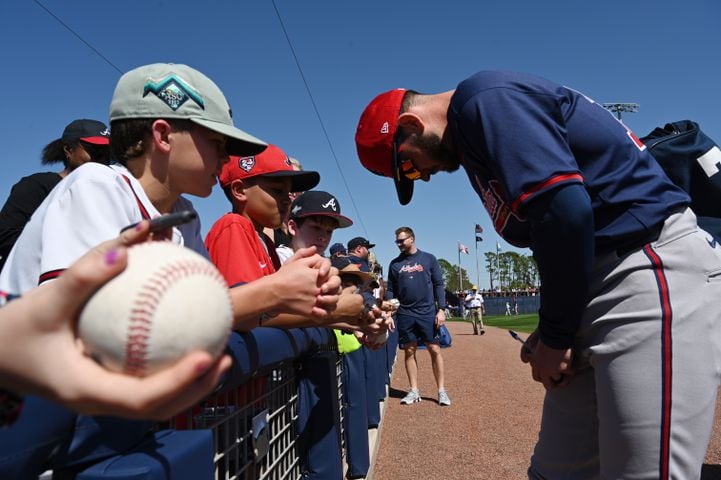 Braves vs Rays Spring Training game 