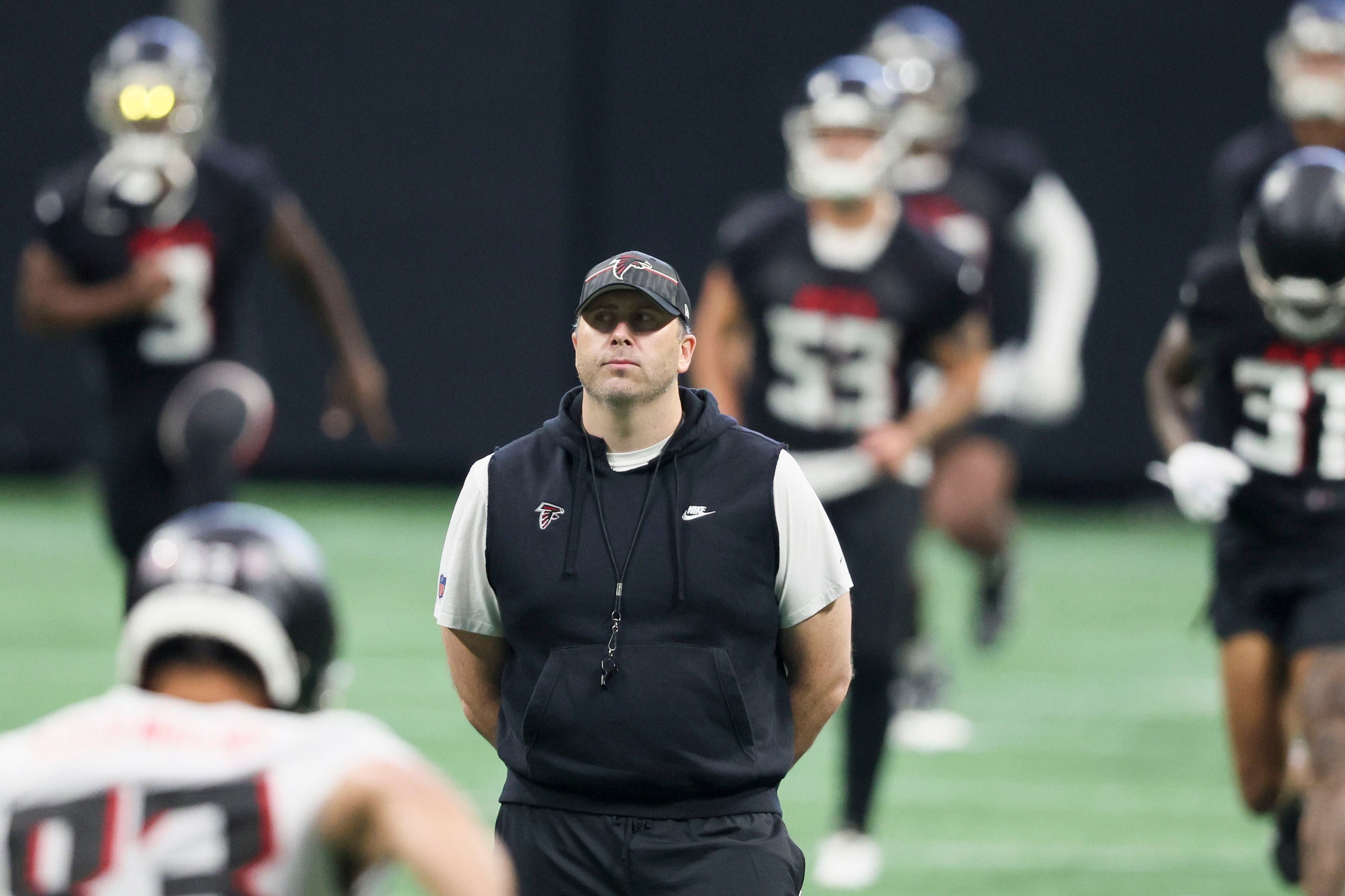 Atlanta Falcons hold open practice at Mercedes-Benz Stadium