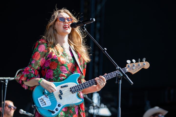 Atlanta, Ga: First Aid Kit stunned Music Midtown with perfect harmonies and smooth jams. Photo taken Sunday September 17, 2023 at Piedmont Park. (RYAN FLEISHER FOR THE ATLANTA JOURNAL-CONSTITUTION)