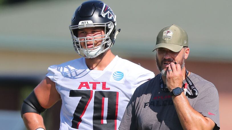 Outside Chris Lindstrom, Jake Matthews, changes are possible along  offensive line -- Falcons breakdown