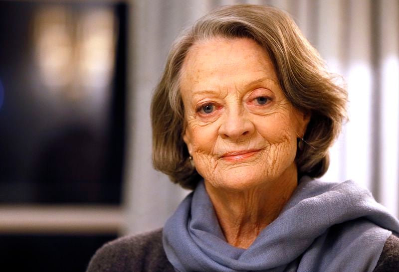 FILE - British actress Dame Maggie Smith poses in London on Dec. 16, 2015. (AP Photo/Kirsty Wigglesworth, File)