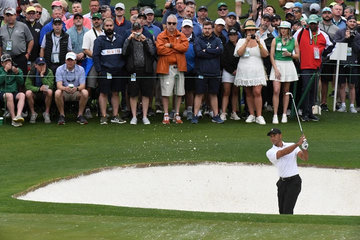 Tiger Woods at the Masters