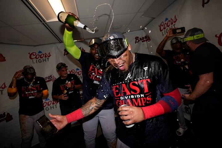 🏆 2023 NL East Champions 🏆 Congratulations to @e_rosario20 and the  @braves on 6 straight division crowns! #ForTheA