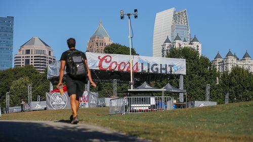 A lot of traffic is expected around Piedmont Park, where Music Midtown will be held Friday night and Saturday. Gates open at 4 p.m. Friday and noon Saturday. JOHN SPINK / JSPINK@AJC.COM