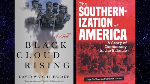 "Black Cloud Rising" by David Wright Falade and "The Southernization of America" by Frey Galliard and Cynthia Tucker
Courtesy of Grove Atlantic / NewSouth Books