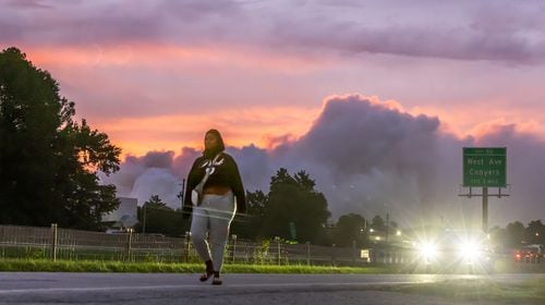 Rockdale County, with a population of more than 90,000, was under a shelter-in-place order for days and county leaders said Monday they were still in the middle of crisis management as they tried to alleviate concerns from the public over the smoke carrying chemicals still drifting from the BioLab facility following a fire Sept. 29. (John Spink/AJC)