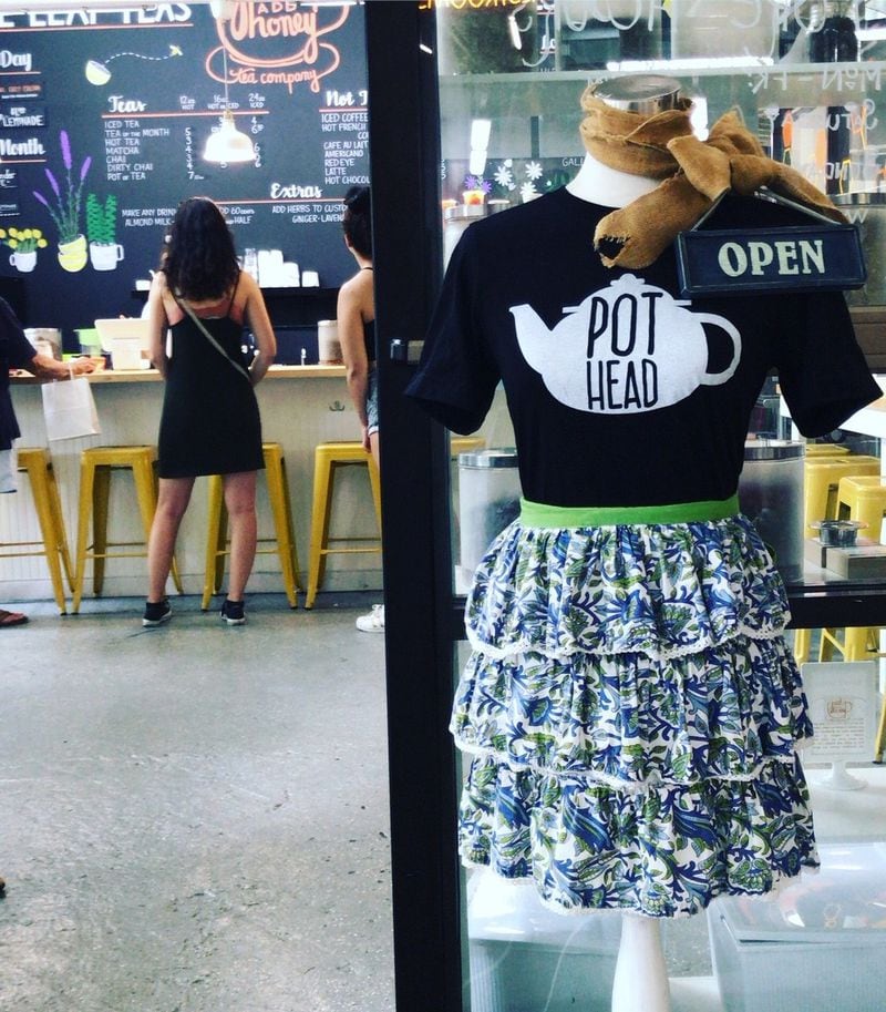 The original Just Add Honey tea shop opened in the Sweet Auburn Curb Market in 2016. The offerings include brewed teas and baked goods from Highland Bakery and Two Dough Girls. CONTRIBUTED BY BRANDI SHELTON