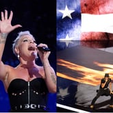 Pink and Kid Rock headlined the 2024 Democratic National Convention and the Republican National Convention, respectively. Credit: AP Photo/Paul Sancya; Arvin Temkar