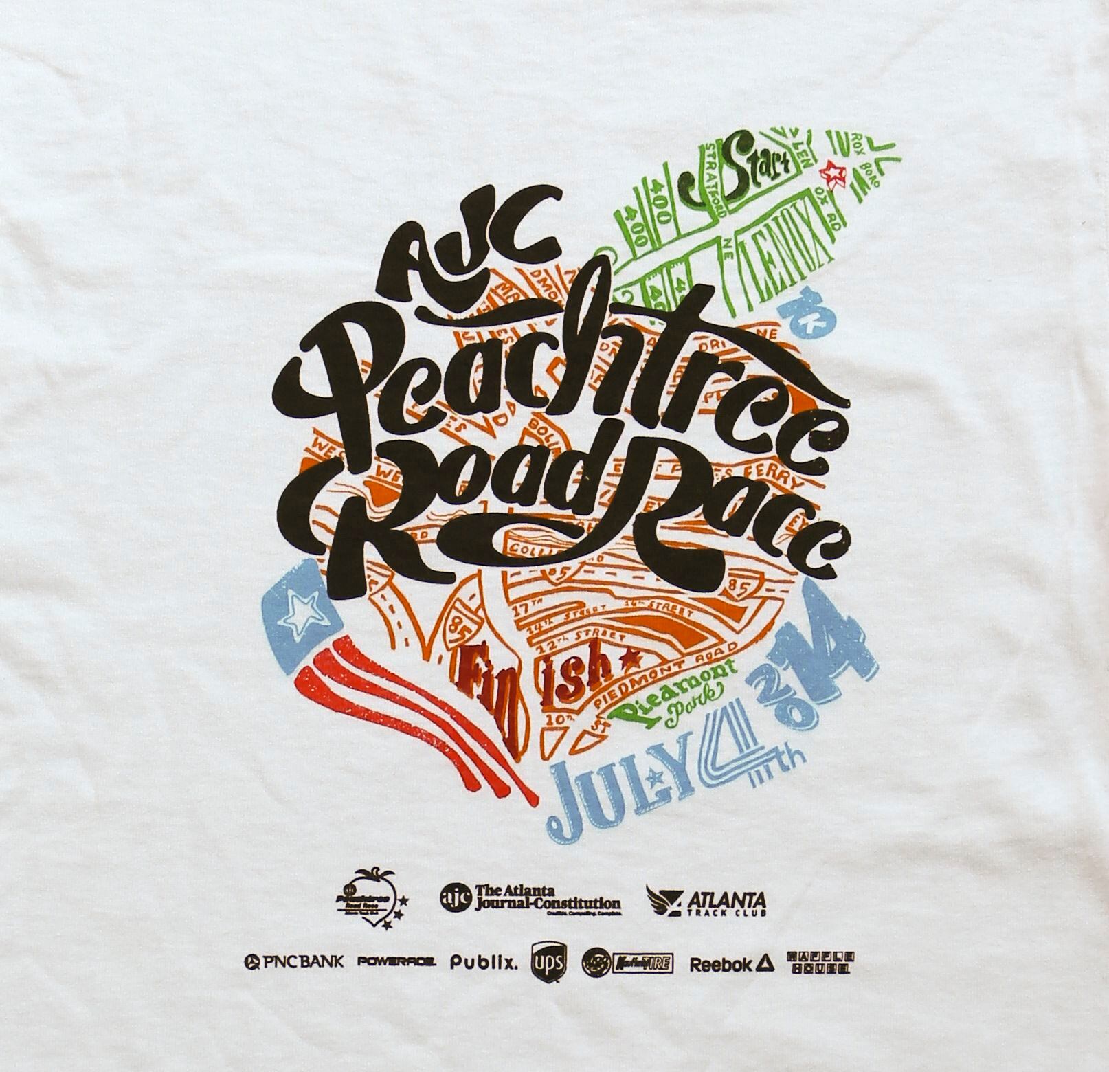 Road Peachtree T-Shirts: Photos by Race decade AJC