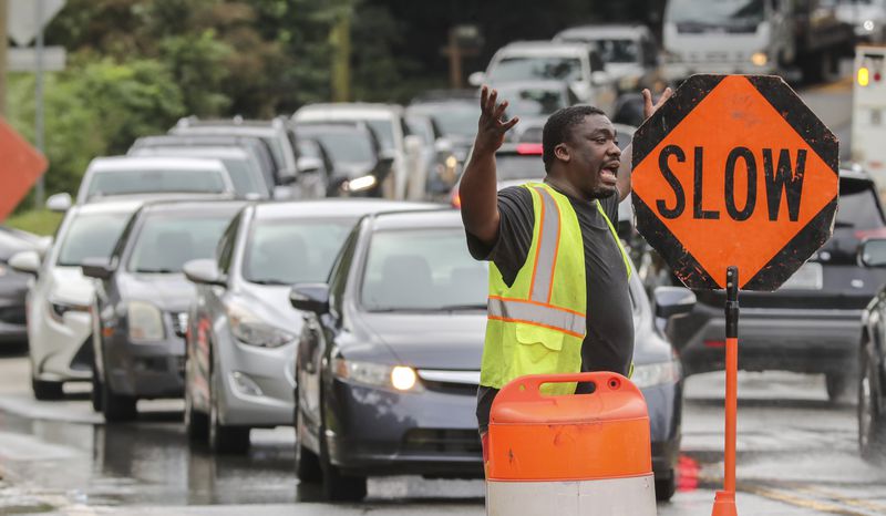 A poll of neighborhood driving safety concerns conducted by Meeting Street Research for the advocacy group Give School Kids a Brake revealed that drunk driving still tops the list of concerns, followed closely by road rage. (John Spink/john.spink@ajc.com)