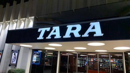 Tara Cinema, which opened in 1968, is shutting down on November 10, 2022 with only a day's warning. RODNEY HO/rho@ajc.com