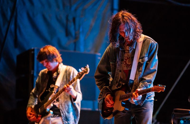 The Strokes perform on the third and final night of the Shaky Knees Music Festival in Atlanta on Sunday, October 24, 2021. (Photo: Ryan Fleisher for The Atlanta Journal-Constitution)