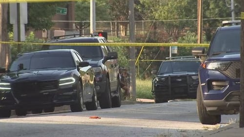 Atlanta police are investigating after three people were shot near a park in the Mechanicsville neighborhood on Saturday evening.