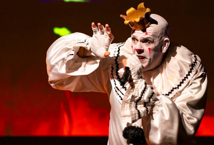 Atlanta, Ga: Puddles Pity Party sang for a packed house at Variety Playhouse, blazing through his renditions of all the classics on Saturday Sept. 7, 2024. (RYAN FLEISHER FOR THE ATLANTA JOURNAL-CONSTITUTION)