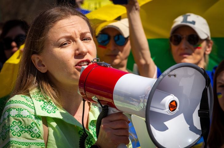 Stand with Ukraine Rally in Atlanta 

