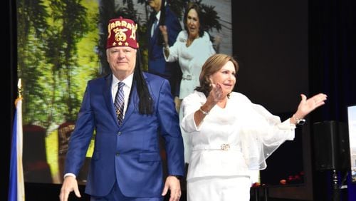 Buford resident Richard Burke was elected Imperial Potentate of the Shriners organization in Reno, Nevada, in July. His wife, Judy Burke, will serve as First Lady.
Courtesy of Richard Burke