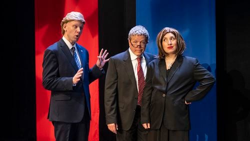 Capitol Fools, a group that mocks politicians through satirical songs, comes to the Rialto Center for the Arts on Sept. 21. Courtesy of Michael Brosilow