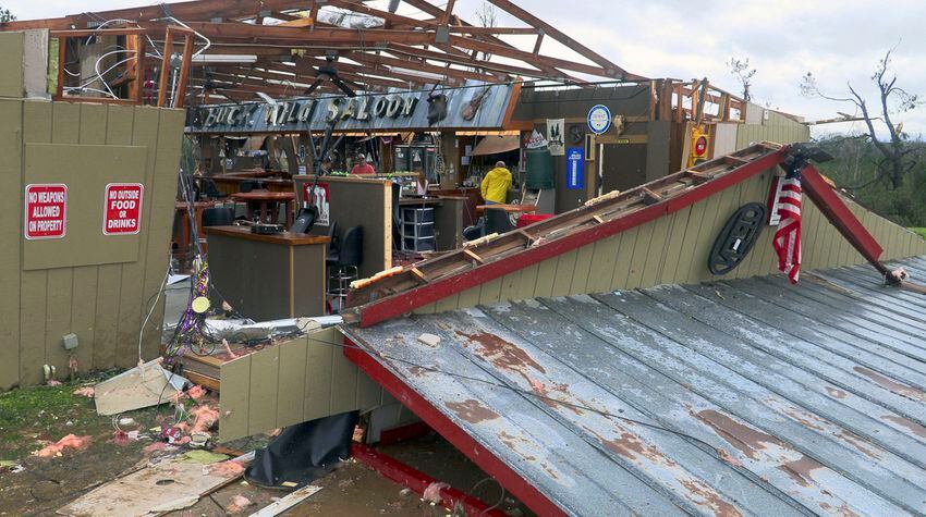 Photos: Tornadoes leave path of death, destruction in parts of Southeast