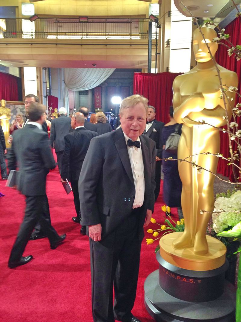 George Lefont attending the 2014 Oscars, the one and only time he was able to make the event. CONTRIBUTED