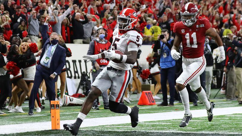 Georgia's pick-six to the seal the National Championship 