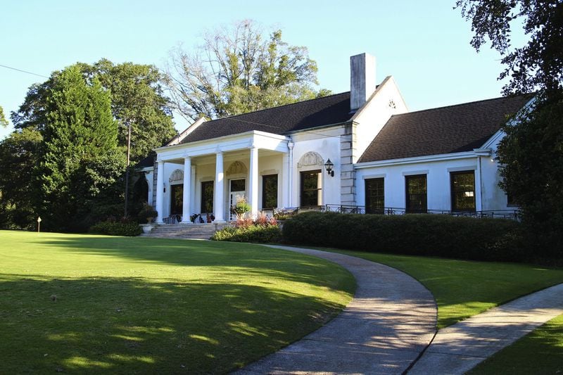 The clubhouse at Atlanta's Bobby Jones Golf Course.